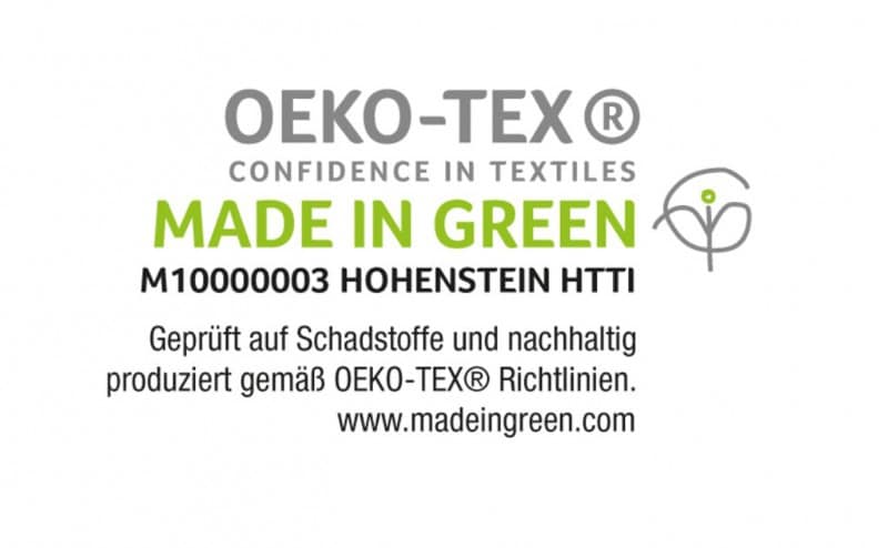 OEKO-TEX M10000003 Hohenstein HTTI Logo