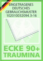 Traumina ECKE 90+ - Eingetragenes deutsches Gebrauchsmuster